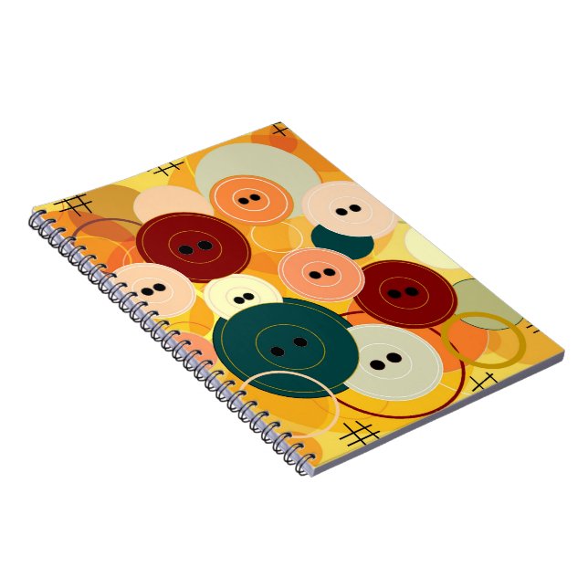 Cuaderno Bloc de notas de botones (Lado Derecho)