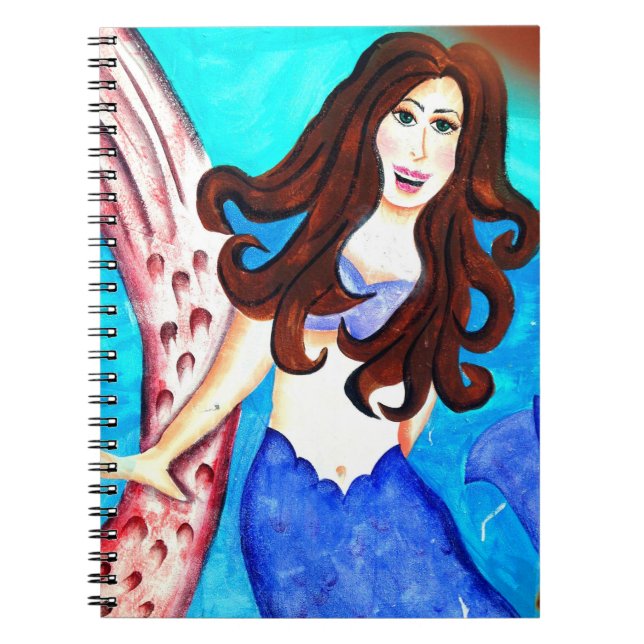 Cuaderno bloc de notas de broette mermaid (Frente)
