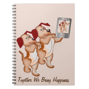 Cuaderno Bloc de notas de Buddies selfie