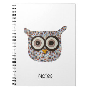 Cuaderno Bloc de notas de búho tuiteado