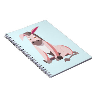 Cuaderno Bloc de notas de burro rosado - Tus colores - Text