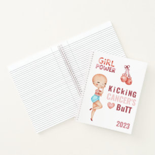 Cuaderno Bloc de notas de Butt 2023 sobre el cáncer