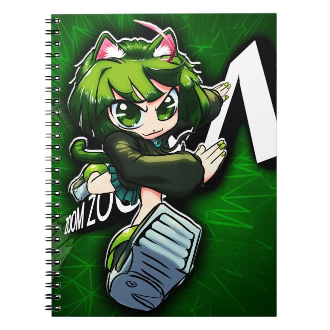 Cuaderno bloc de notas de CachyTan (Frente)