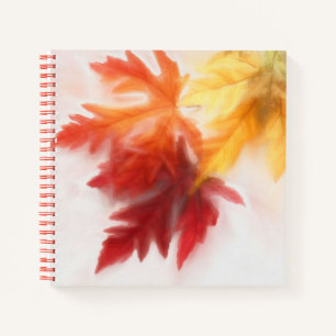 Cuaderno Bloc de notas de caída con atenuación