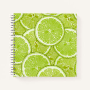 Cuaderno Bloc de notas de cal verde fresco