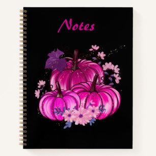 Cuaderno Bloc de notas de calabaza de otoño