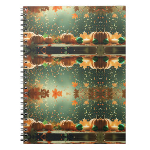 Cuaderno Bloc de notas de calabaza para otoño - otoño