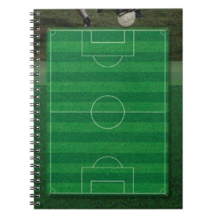 Cuaderno Bloc de notas de campo de fútbol