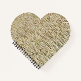 Cuaderno Bloc de notas de campo de trigo espeso