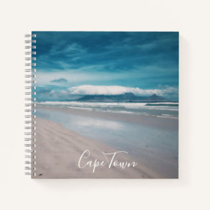 Cuaderno Bloc de notas de Cape Town Table Mountain Beach Vi