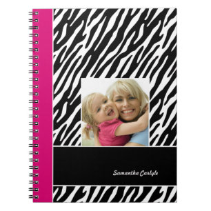Cuaderno Bloc de notas de cebra silvestre