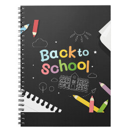 Cuaderno Bloc De Notas De Chalk De Vuelta A La Escuela
