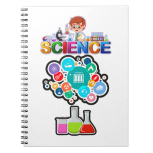 Cuaderno Bloc de notas de ciencia