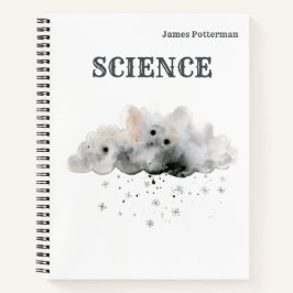 Cuaderno Bloc de notas de ciencias de la escuela