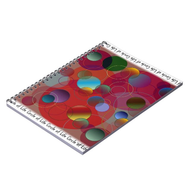 Cuaderno Bloc de notas de círculo de vida (Lado Izquierdo)