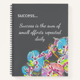 Cuaderno bloc de notas de citas inspiradoras