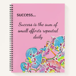 Cuaderno bloc de notas de citas inspiradoras