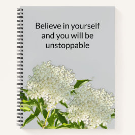 Cuaderno bloc de notas de citas inspiradoras