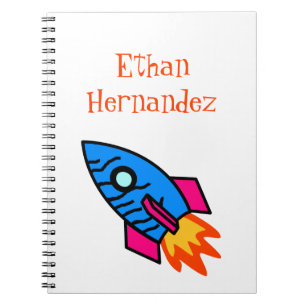 Cuaderno Bloc de notas de cohete