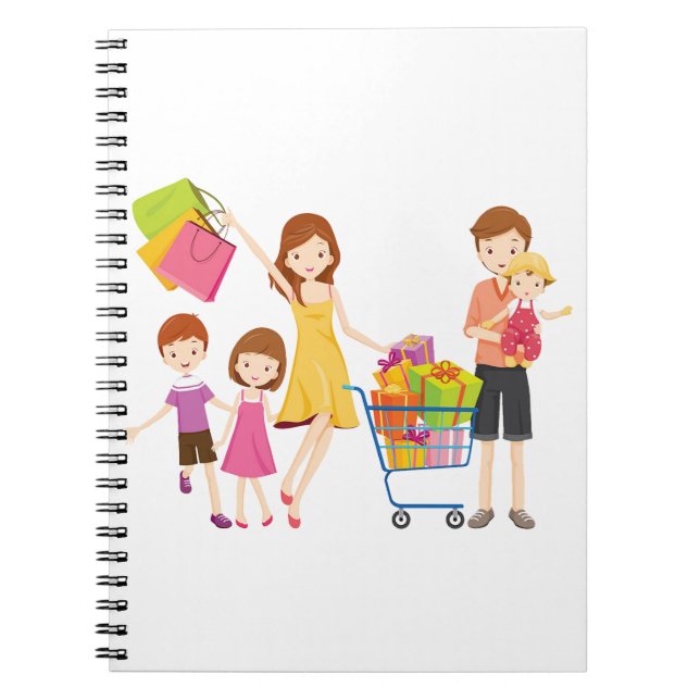 Cuaderno Bloc de notas de collage de fotos (Frente)