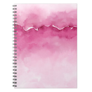 Cuaderno Bloc de notas de color agua
