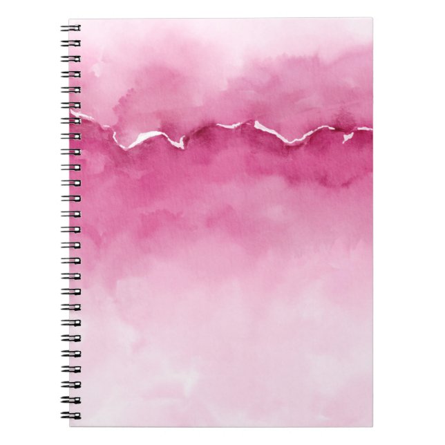 Cuaderno Bloc de notas de color agua (Frente)