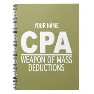 Cuaderno bloc de notas de color personalizado CPA