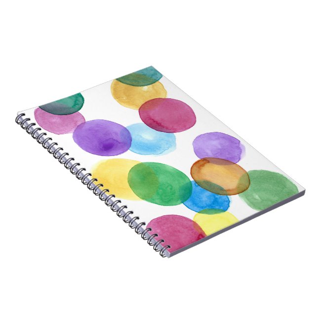 Cuaderno Bloc de notas de colores brillantes (Lado Derecho)