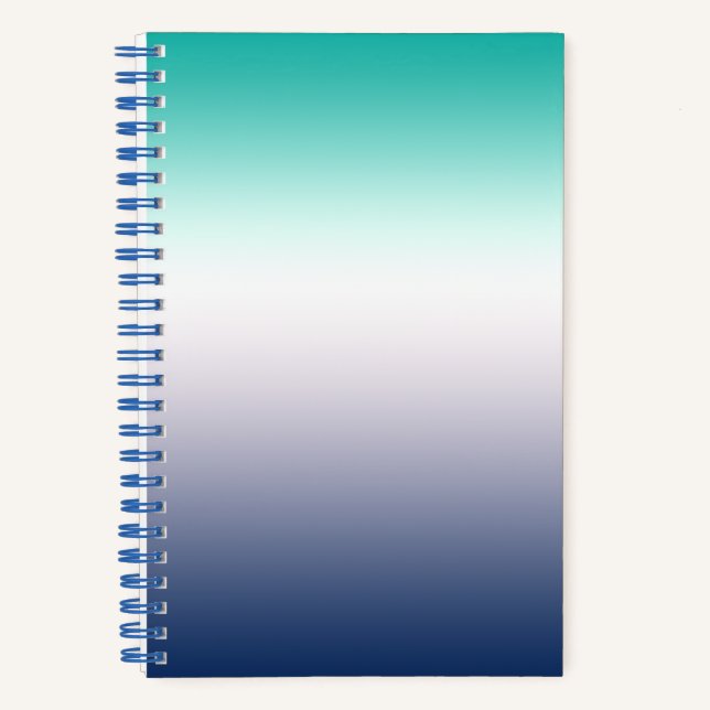 Cuaderno bloc de notas de colores completo (Anverso)