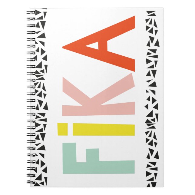 Cuaderno Bloc de notas de colores de Fika (Frente)