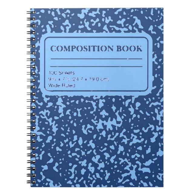 Cuaderno Bloc de notas de composición (Frente)
