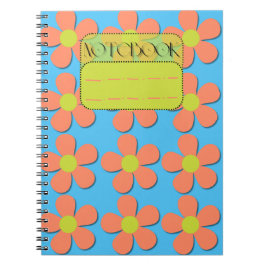 Cuaderno Bloc de notas de composición de flores