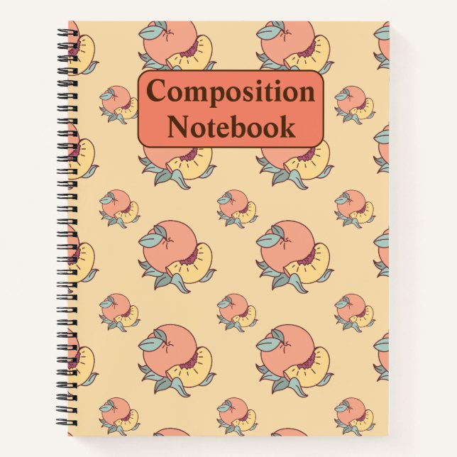 Cuaderno Bloc de notas de composición de patrones de trama (Anverso)