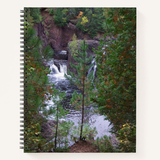Cuaderno bloc de notas de Copper Falls (Anverso)