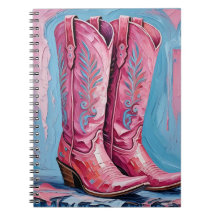 Bloc de notas de Cowgirl Pink