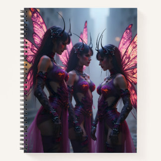 Cuaderno bloc de notas de Cyberpunk Faeries