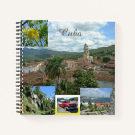 Cuaderno Bloc de notas de destino para viajes en Cuba