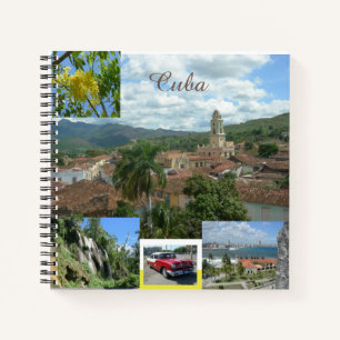 Cuaderno Bloc de notas de destino para viajes en Cuba