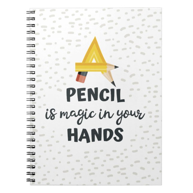 Cuaderno Bloc de notas de dibujos en espiral (Frente)