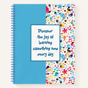 Cuaderno Bloc de notas de dibujos y modelos de colores