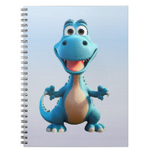Bloc de notas de dinosaurios de 6,5 x 8,75 pulgada