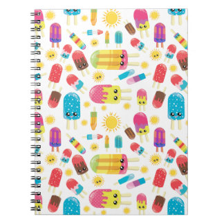 Cuaderno Bloc de notas de diseño de verano para Popsicle
