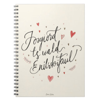 Cuaderno bloc de notas de diseño mínimo