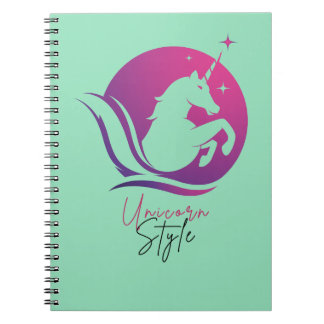 Cuaderno bloc de notas de diseño unicornio único