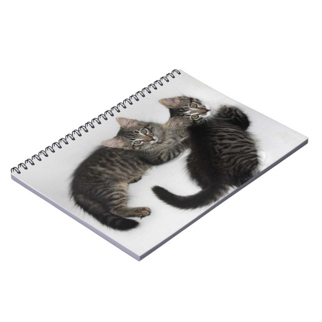Cuaderno Bloc de notas de dos gatitos (Lado Izquierdo)