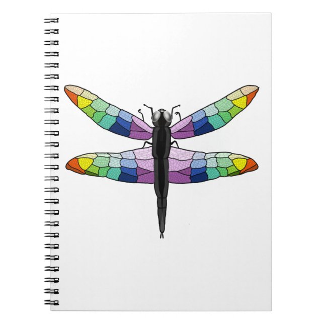 Cuaderno bloc de notas de Dragón arco iris (Frente)
