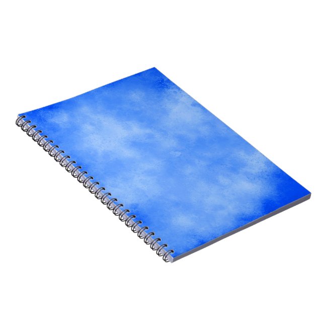 Cuaderno Bloc de notas de efecto de nube de escarcha (Lado Derecho)