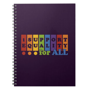 Cuaderno bloc de notas de Equal Rights