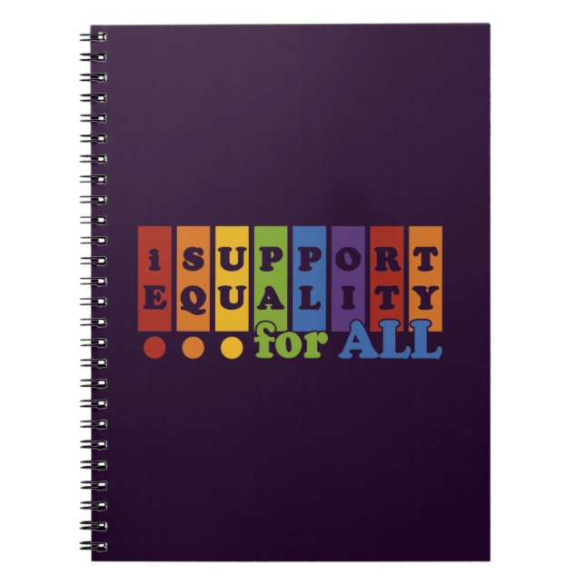 Cuaderno bloc de notas de Equal Rights (Frente)