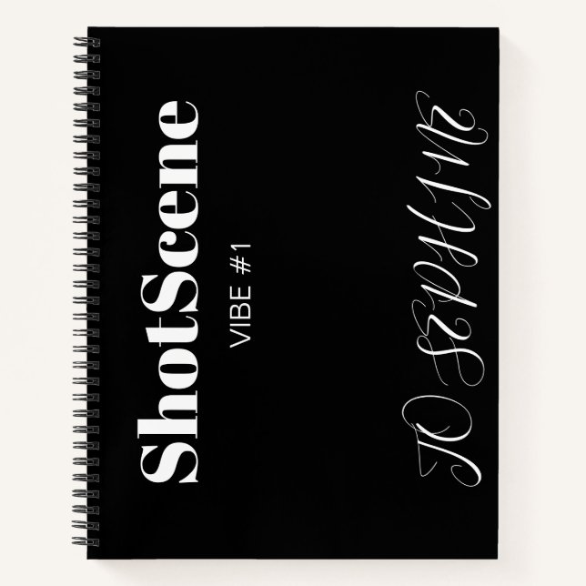 Cuaderno Bloc de notas de esbozo personalizado (Anverso)